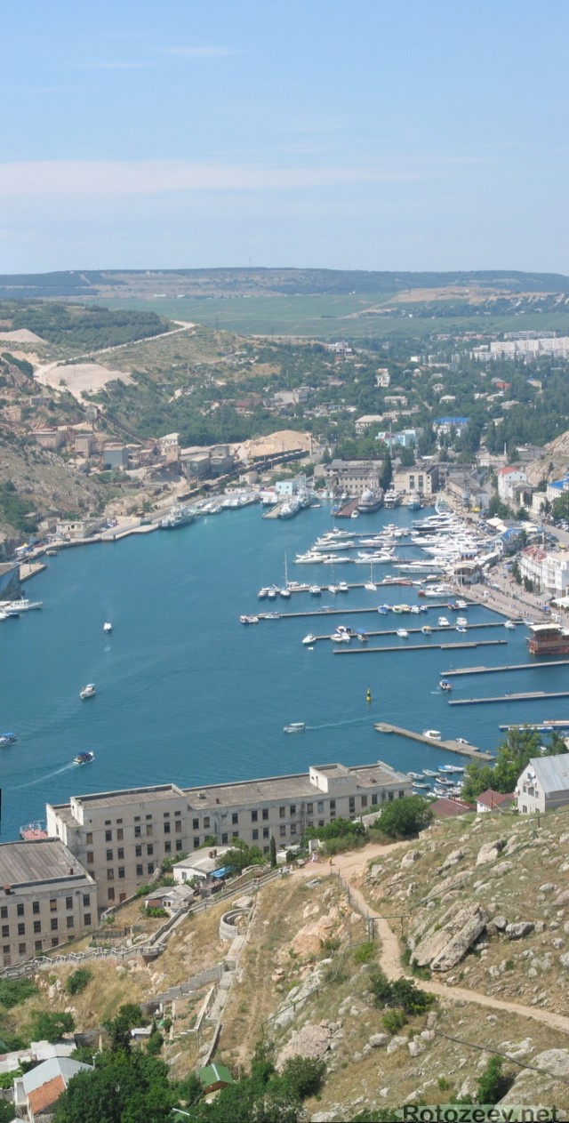 Балаклава, вид на бухту