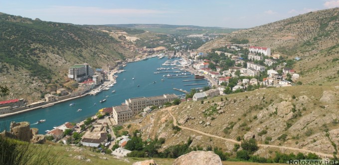 Балаклава, вид на бухту