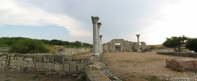 Херсонес после дождя