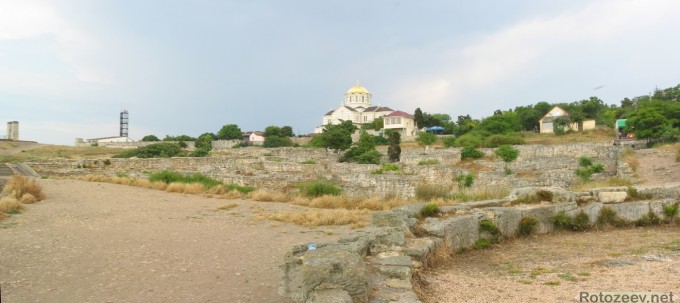 Херсонес после дождя