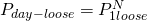 Rendered by QuickLaTeX.com \Large{ P_{day-loose} = P_{1loose}^N }