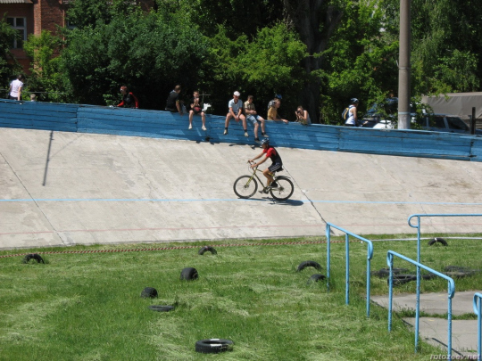 Велодень 2011 - на треке