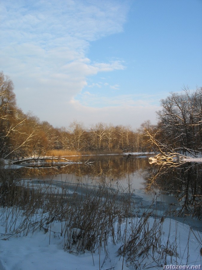 Северский Донец зимой