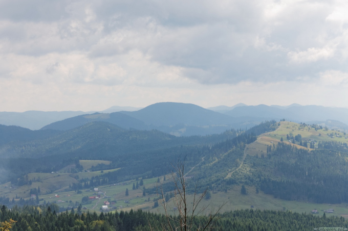 Вид на Карпаты