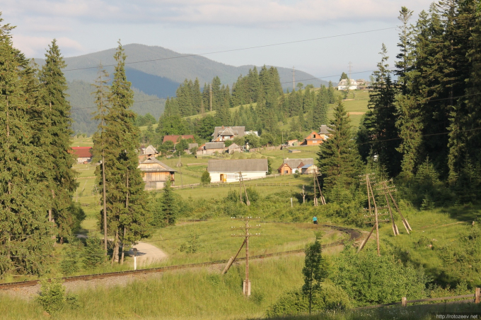 Carpathian mountains photo. Ukraine.
