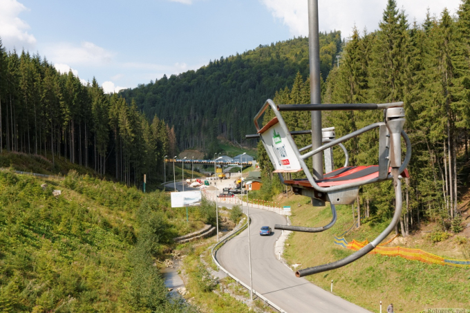 Подъемник на Буковеле.
