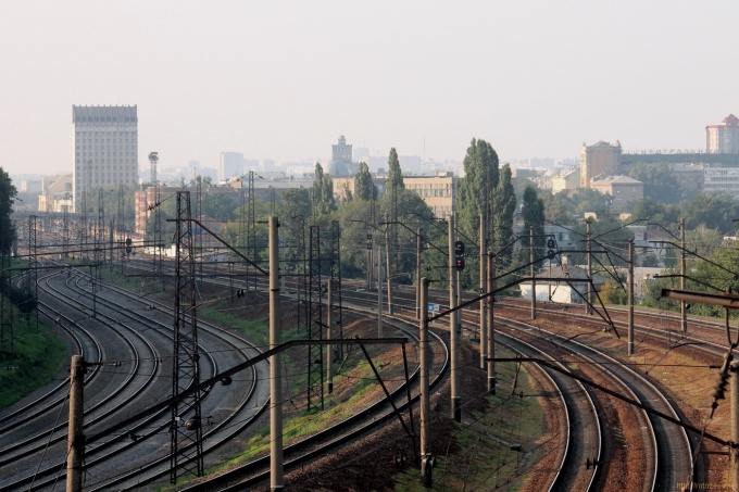 Харьков: железнодорожные пути