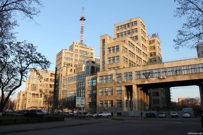 Харьков, Госпром с тыльной стороны