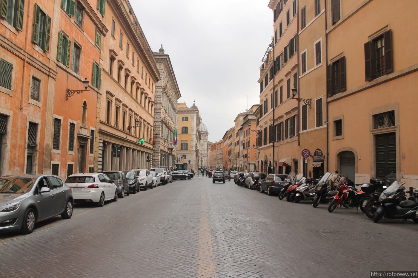 Уютные улицы Рима