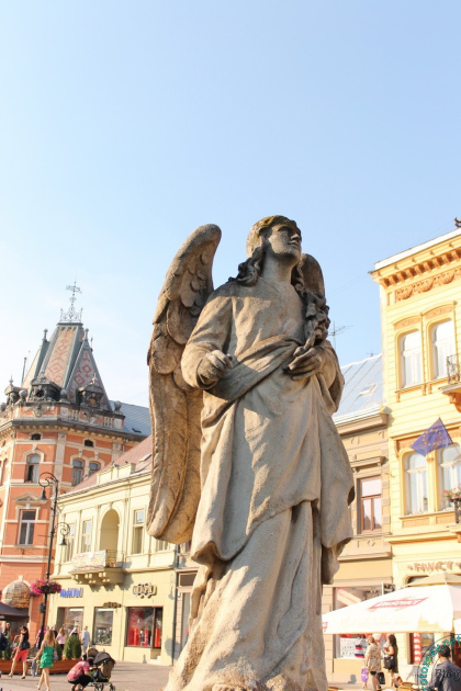 Скульптура в центре Кошице