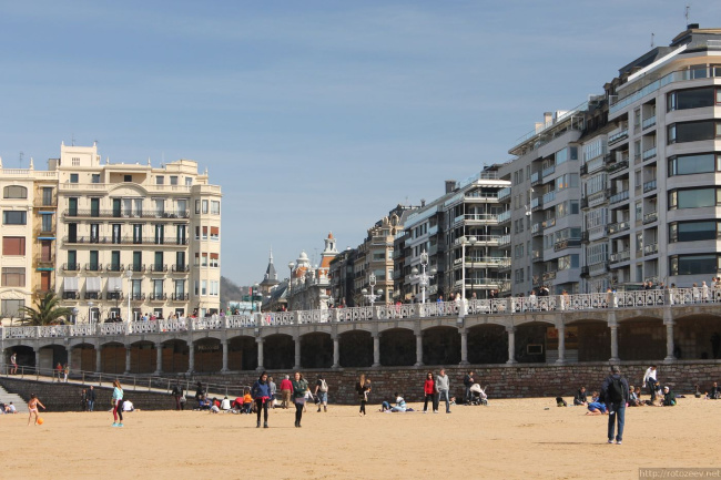 Сан-Себастьян пляж