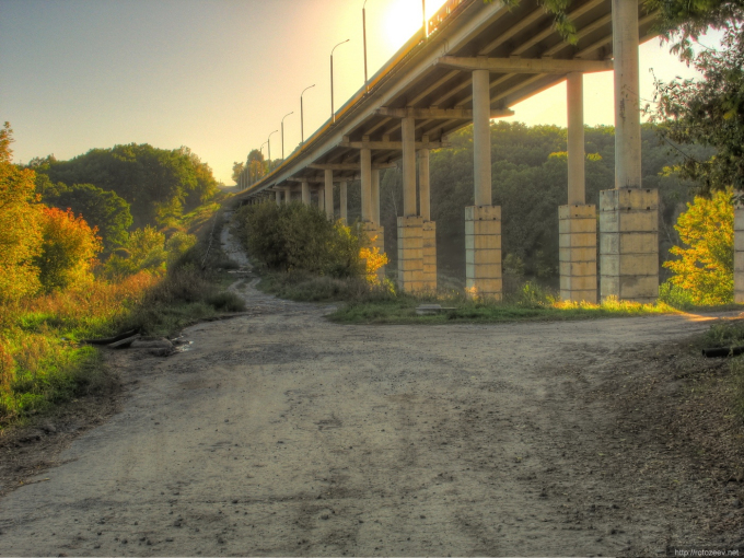 Дорога Чугуев - Печенеги. Мост в Кочетке